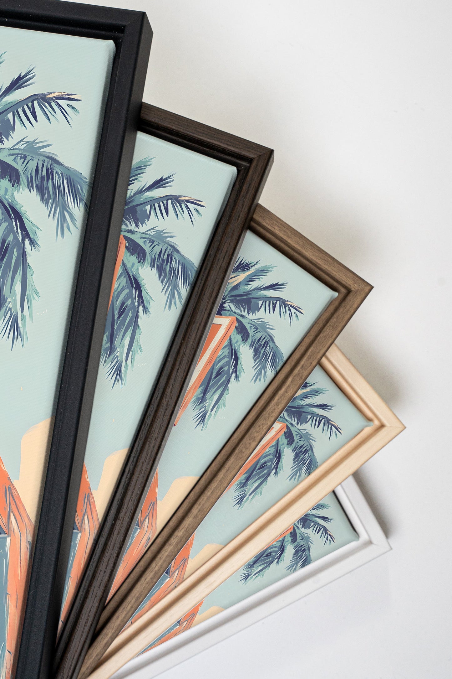 SUMMER HOOPS, stretched canvas artwork