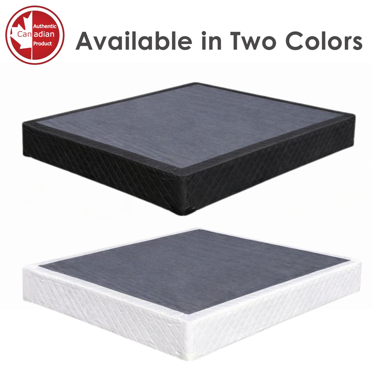 UltraFlex® PARADISE Mattress and BoxSpring Set - Natural Heavy Duty Foam Blend, Low Motion Transfer, Comfort+ Quilting, Orthopedic Cool Gel, and Spinal Posture Support Eco-Friendly Mattress (Made in Canada)