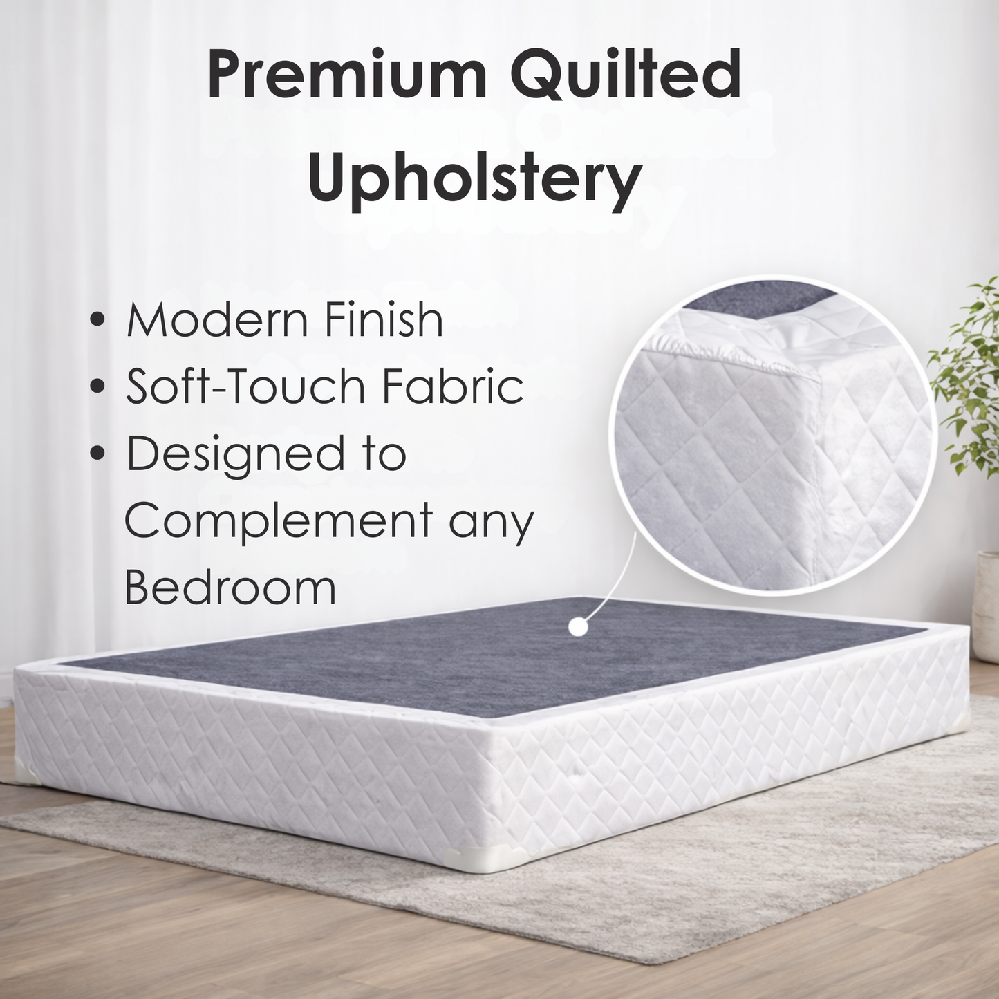 UltraFlex® ASPIRE- Mattress and BoxSpring Set Supportive Comfort Foam Mattress for Pressure Relief, Cool Sleep, Medium Firmness, Eco-Friendly Mattress With Premium Cool Gel Memory Foam (Made in Canada)