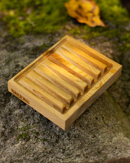 木製石鹸皿「D-Coulé」