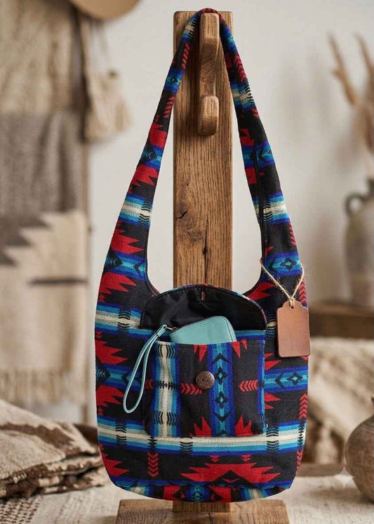 OLDTRIBES™ Red and Blue  soul Crossbody Bag