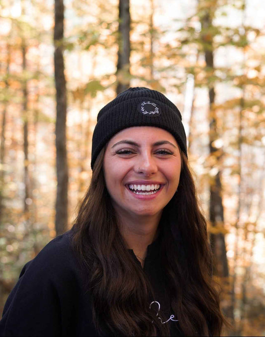 Tuque en laine noire