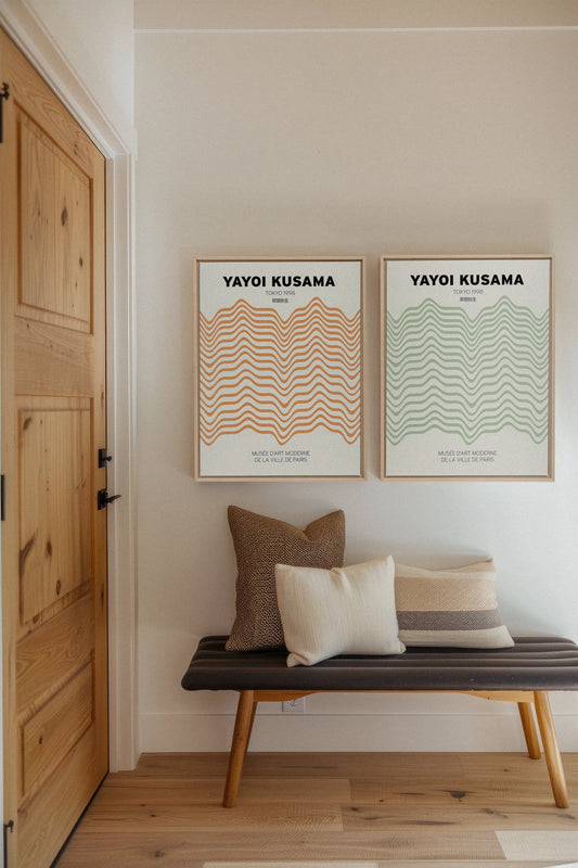 KOMBI YAYOI (2 Werke auf Leinwand, auf Keilrahmen gespannt)