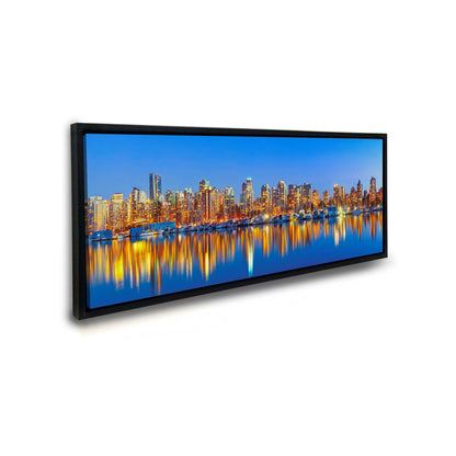 Downtown Vancouver bei Sonnenuntergang – Skyline Wandbild