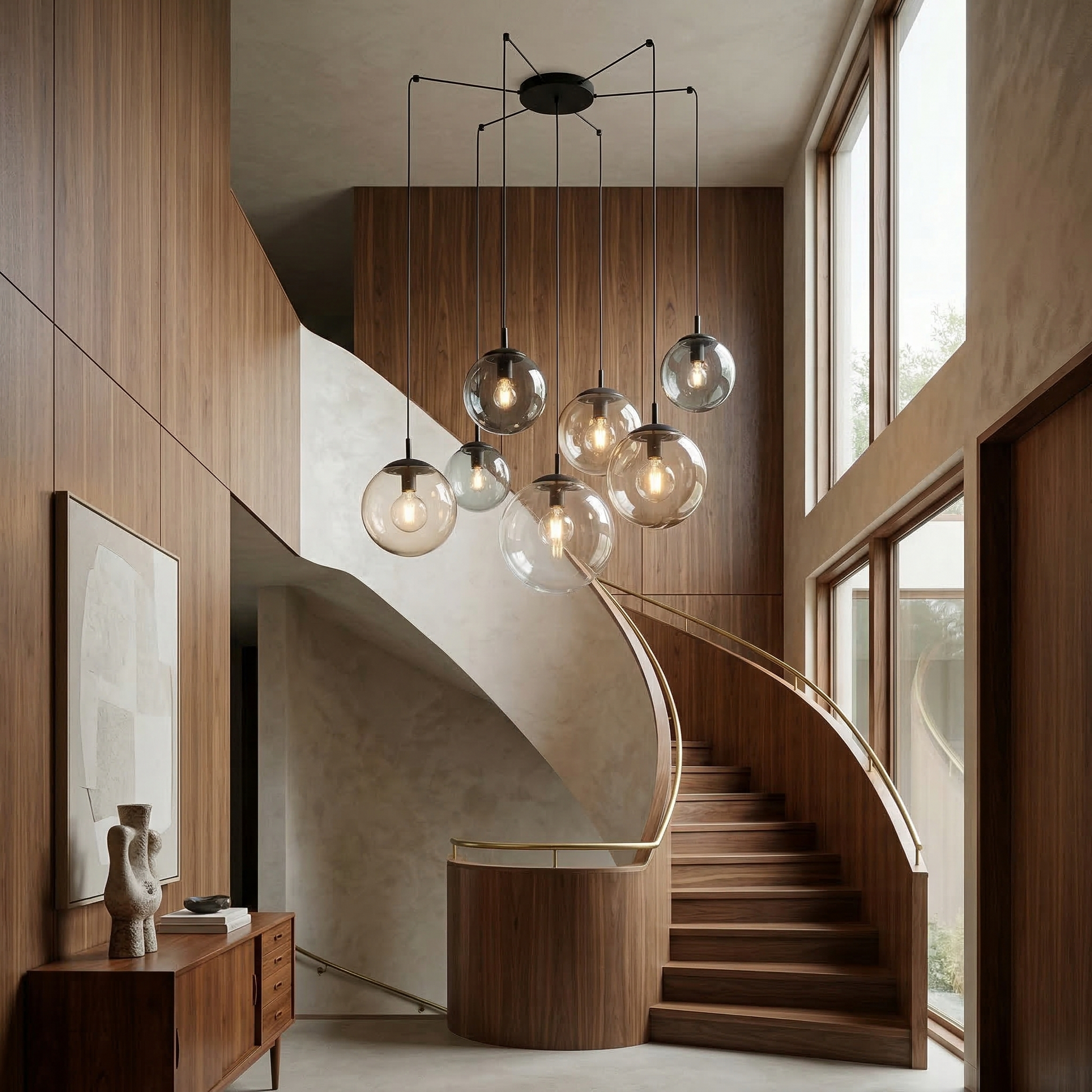 ESME Mix Scandinavian  Pendant Light 7 - AURABAGS SHOP