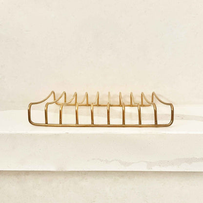 Gold Metal Soap Tray