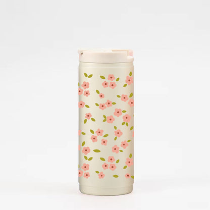 16oz Thermobecher – Rosé-Bloom-Creme