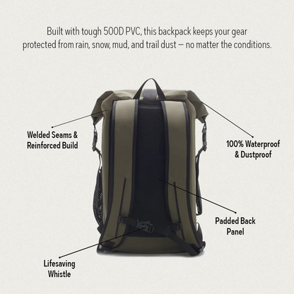 PEAK SERIES - ベースキャンプ ドライパック バックパック 35L