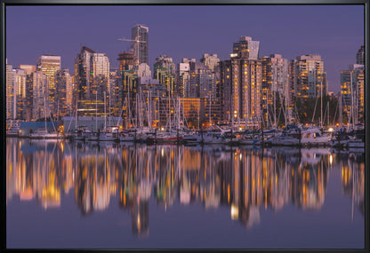 Wandbild Leuchtendes Vancouver