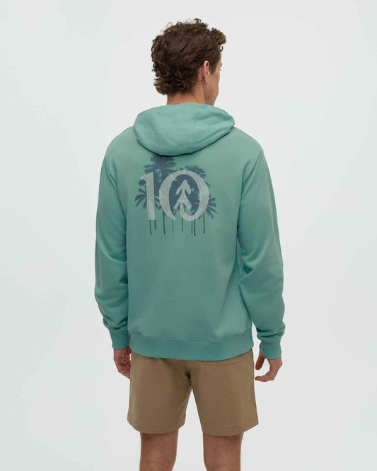 Haiti Palm Logo Relaxed Hoodie