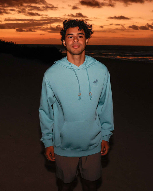 Haiti Palm Logo Relaxed Hoodie