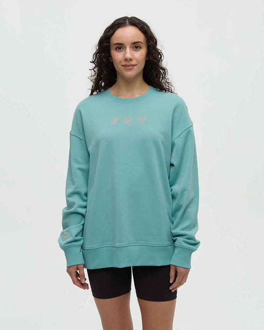 Haiti Embroidery Relaxed Crew