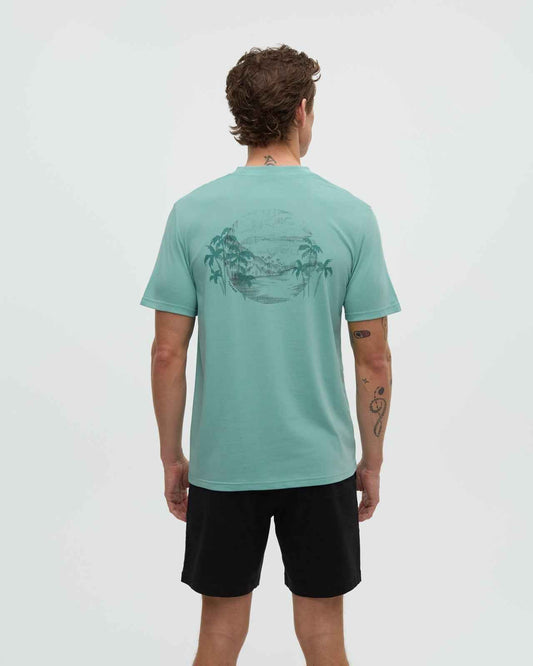 Haiti Palm Overlay T-Shirt