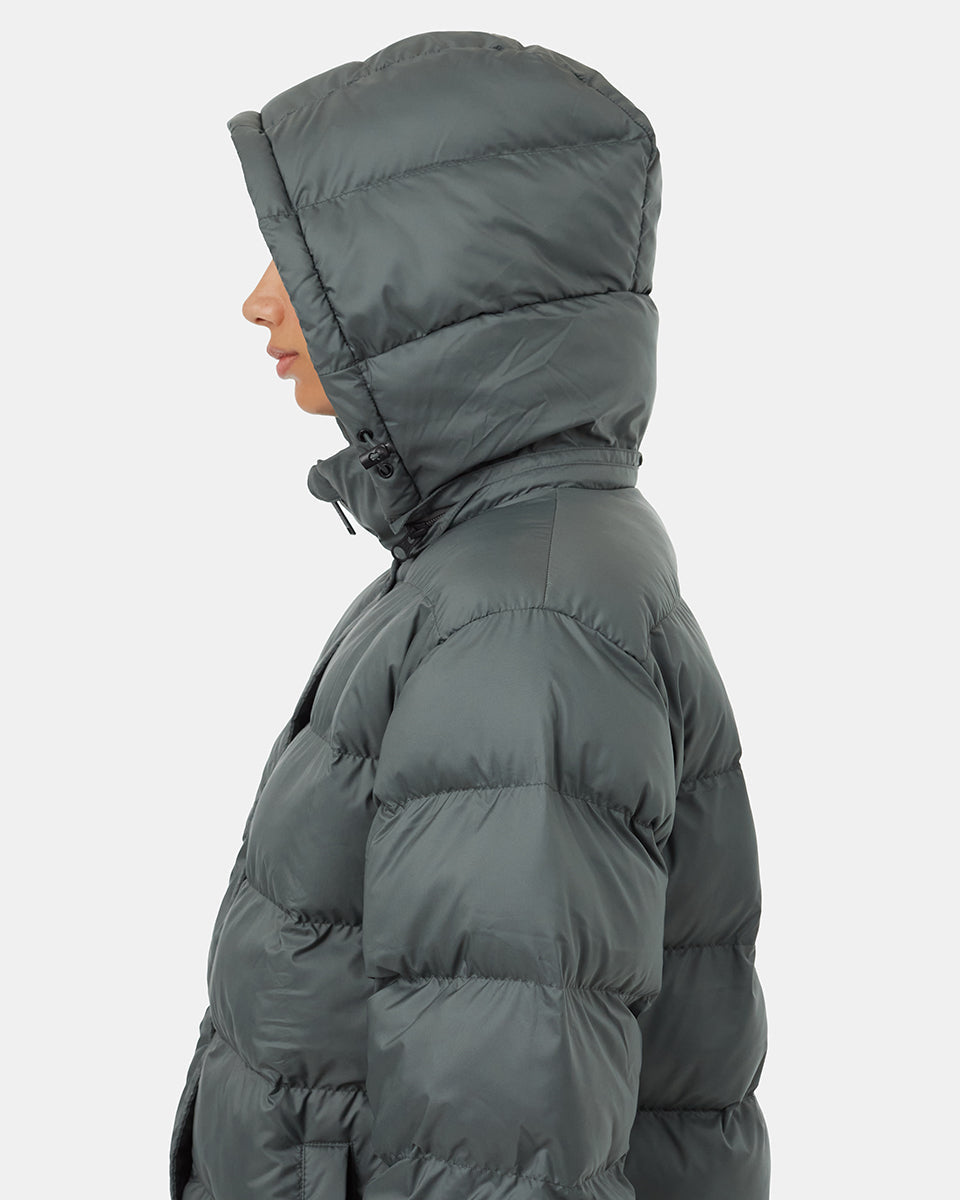 Unisex Cloud Shell Mittellanger Steppmantel