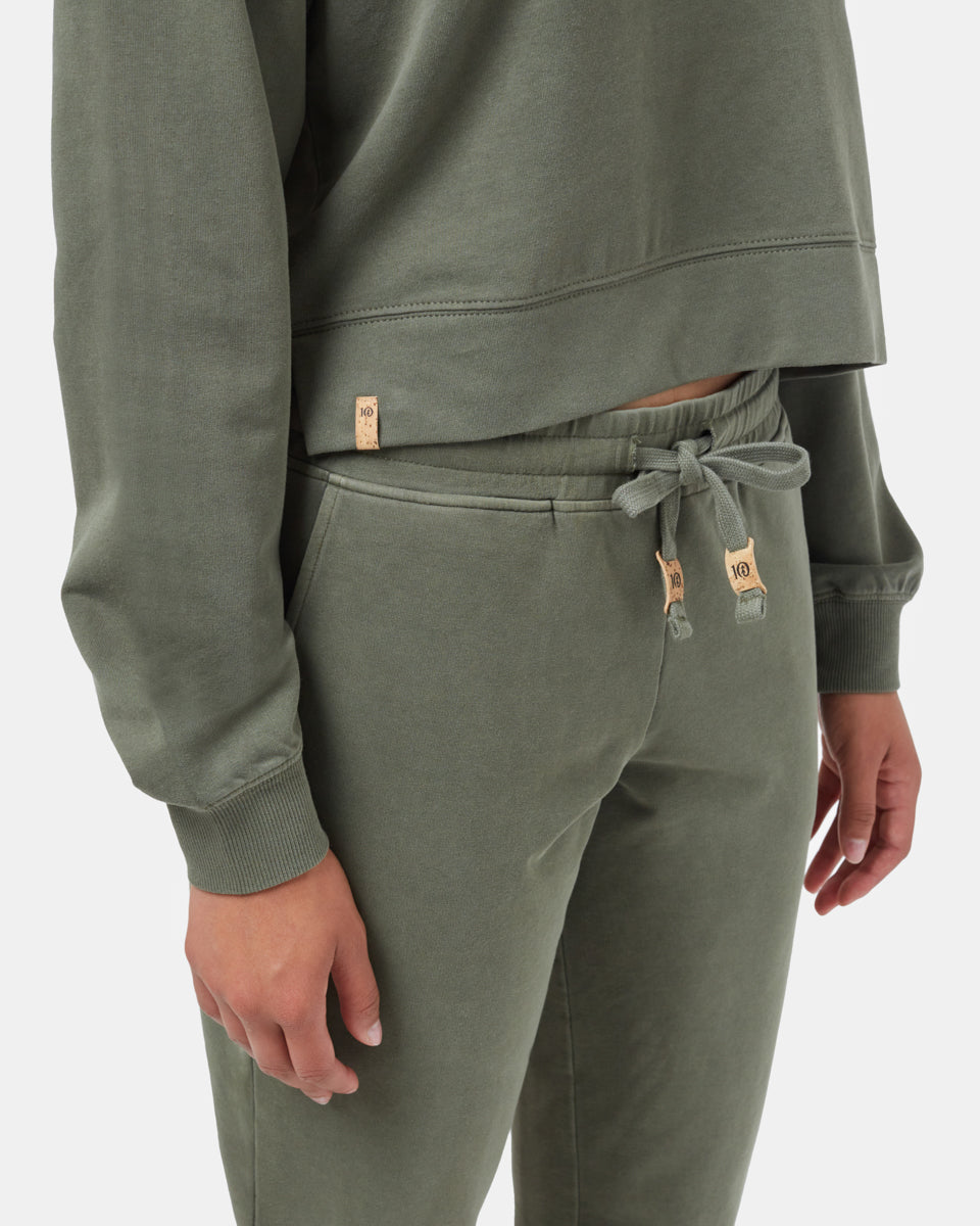 Kurzer Hoodie aus French Terry