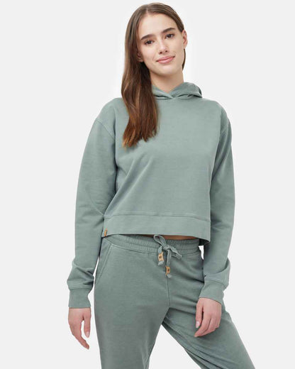 French Terry Cropped Hoodie