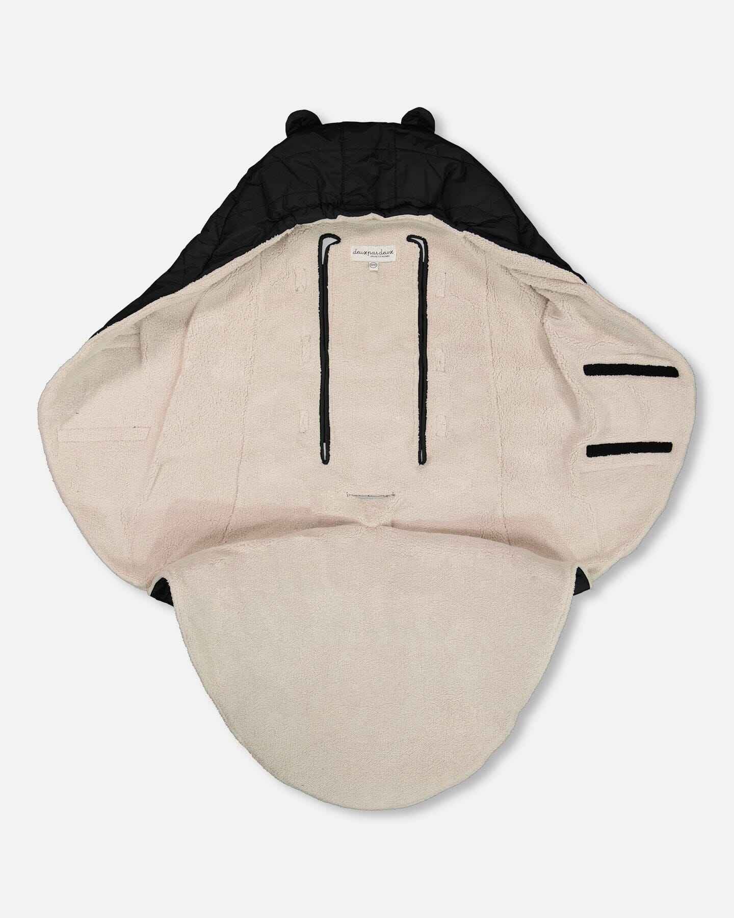 Snugly Baby Wrap Designed For Car Seat And Stroller Black