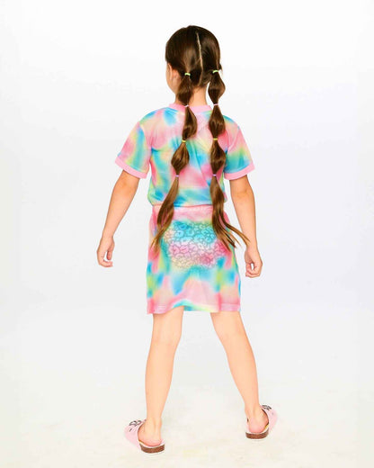 Mesh Beach Dress Multicolor