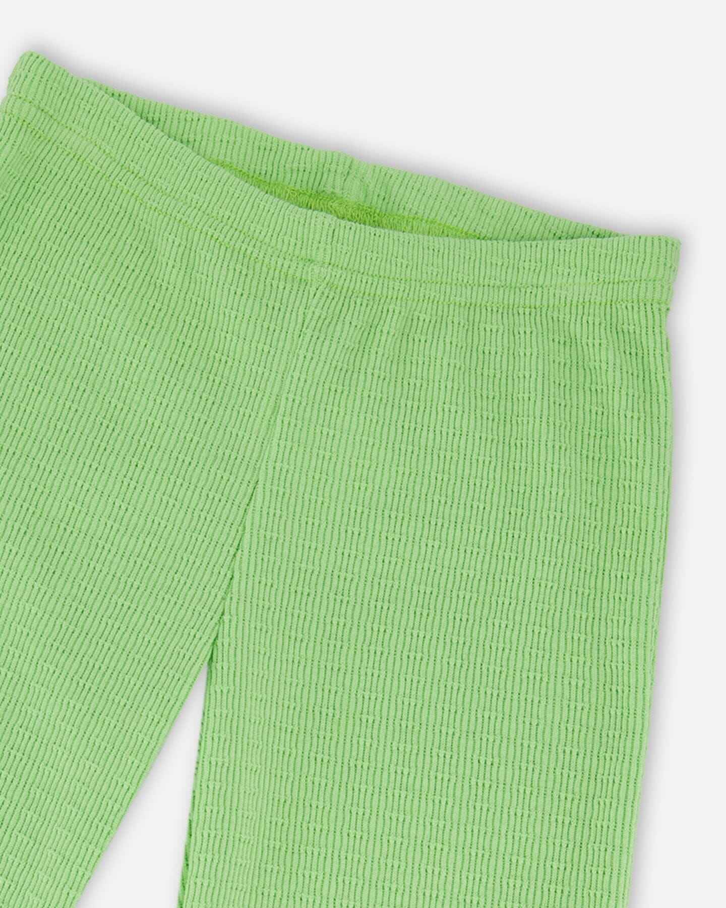 Crinkle Jersey Leggings Mint Green