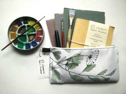 Zippered Cotton Canvas Pencil case | Kaleidoscope