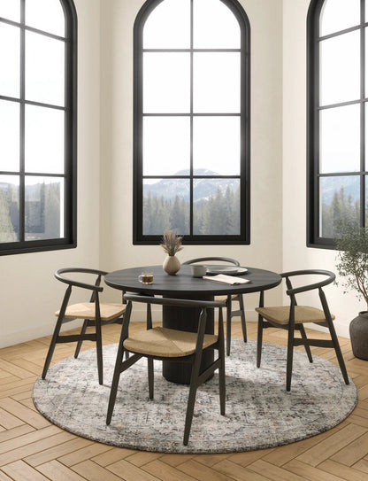 Hialeah Silber Pastellblauer Teppich