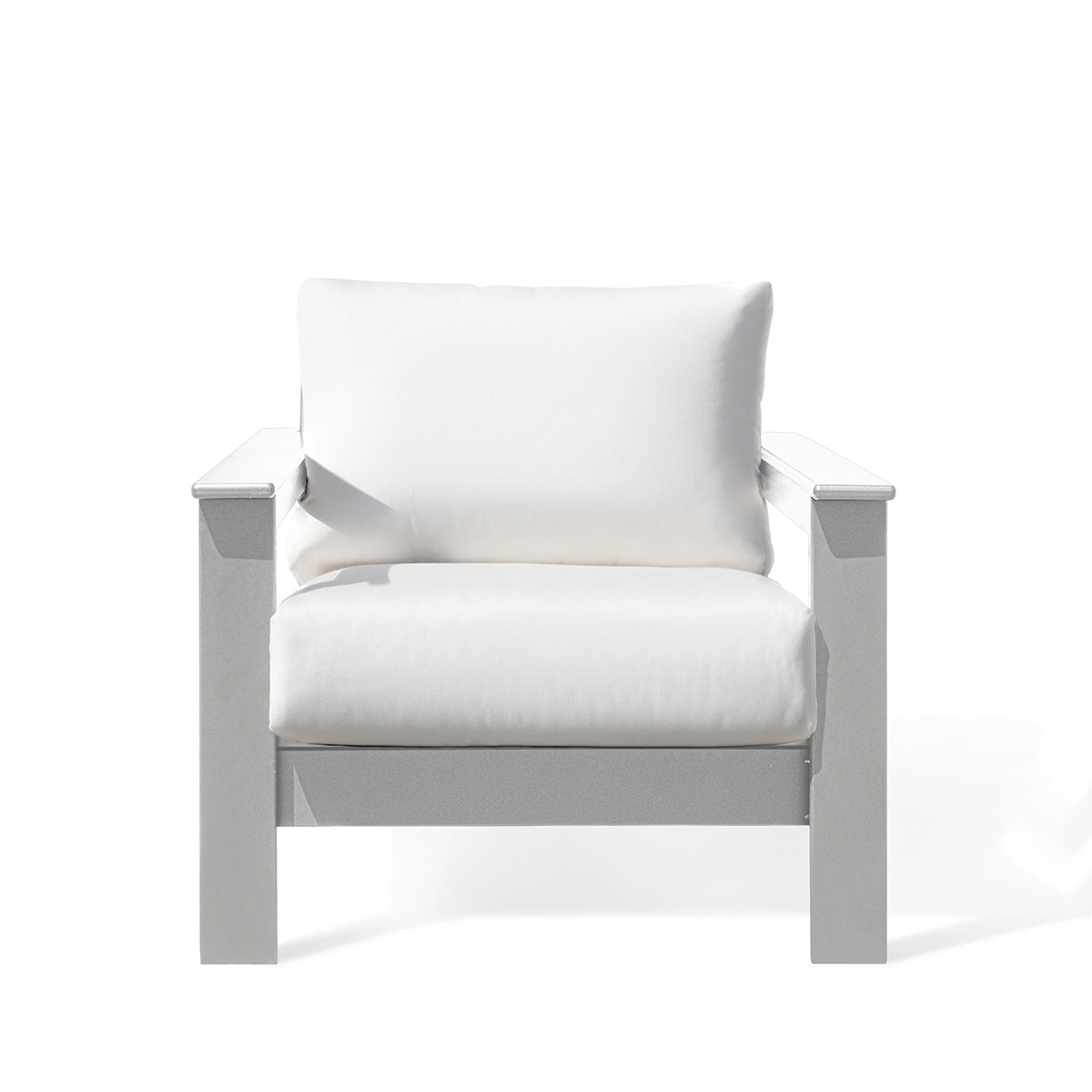 Hickory Polymer Outdoor Club Chair with Sunbrella® Cushions - AURABAGS SHOP
