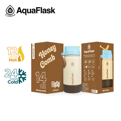 AquaFlask Kids FlipSip Trinkflaschen 414ml (14oz)