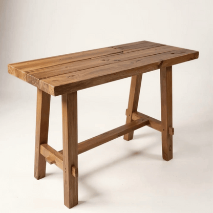 リサイクルチーク材コンソール「ARTISAN」 - 90cm