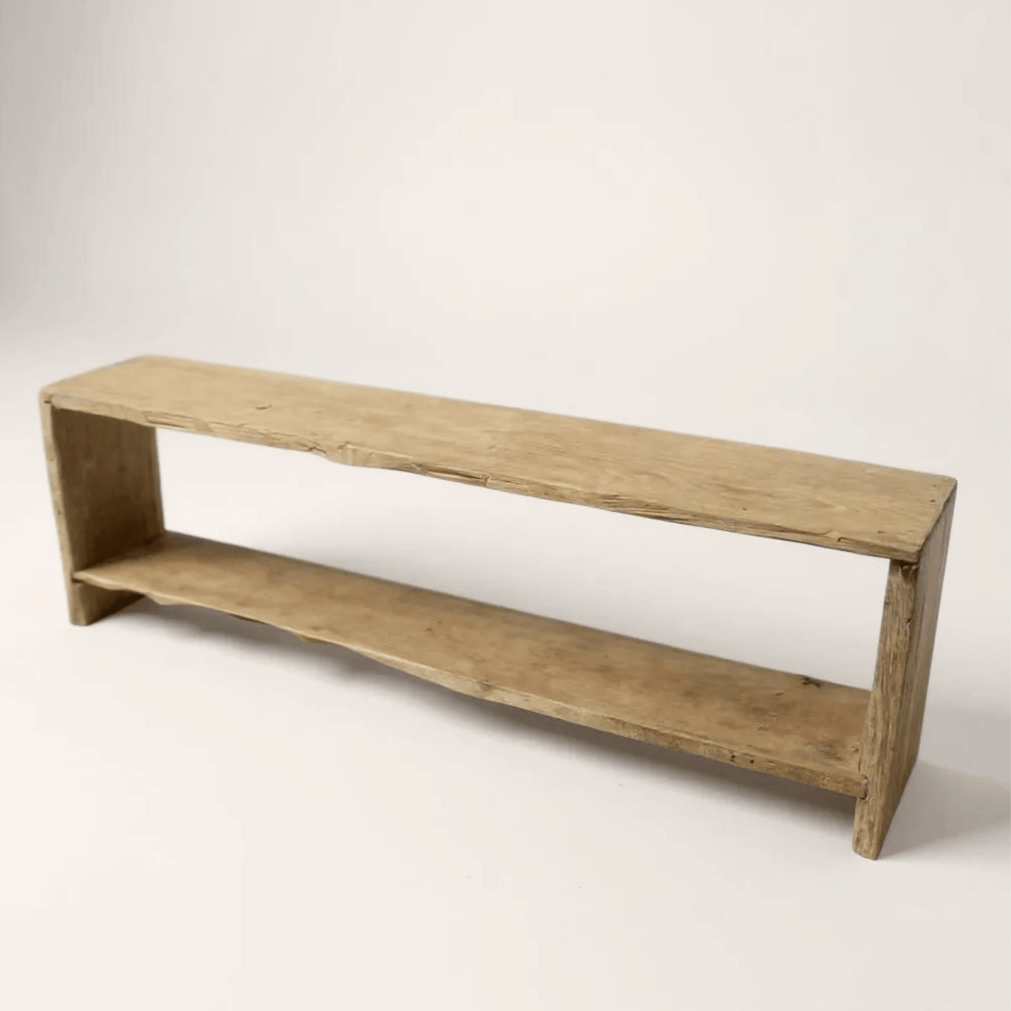 Billy recycled teak low console