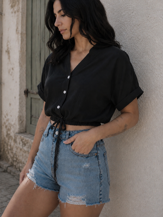 Chemise popsicle - Noir
