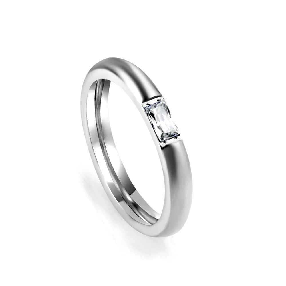 Geometric Diamond Band