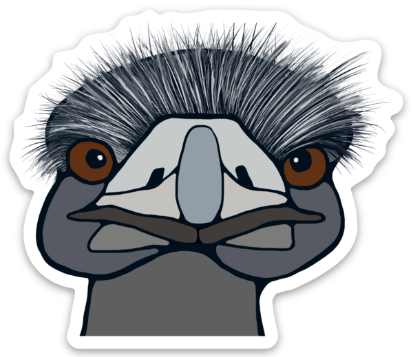 Vinyl Sticker - Emu