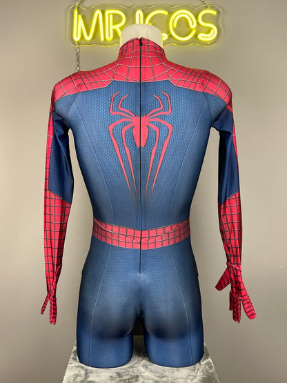 Super Hero Amazing Spider Cosplay Full Bodysuit Halloween Costume Zentai