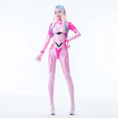 Anime Sci-fi Spandex Swimwear Cosplay Bodysuit Race Queen Costume Zentai