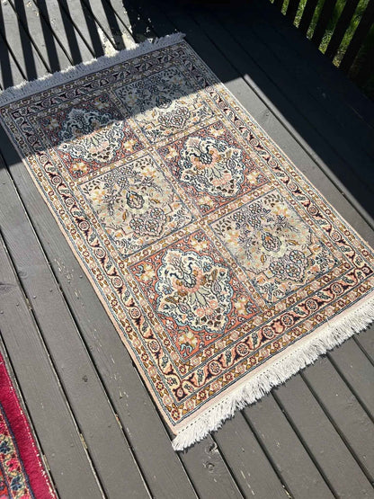 Indian Kashmir Rug | 2' 7" x 4' 2"