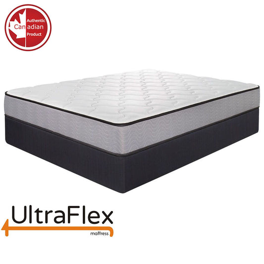 UltraFlex® PARADISE - Natural Heavy Duty Foam Blend, Low Motion Transfer, Comfort+ Quilting, Orthopedic Cool Gel, and Spinal Posture Support Eco-Friendly Mattress (Made in Canada)