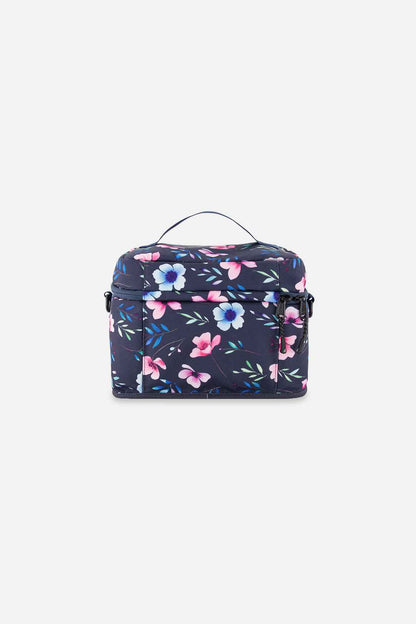Lunch Box Blue Floral Print