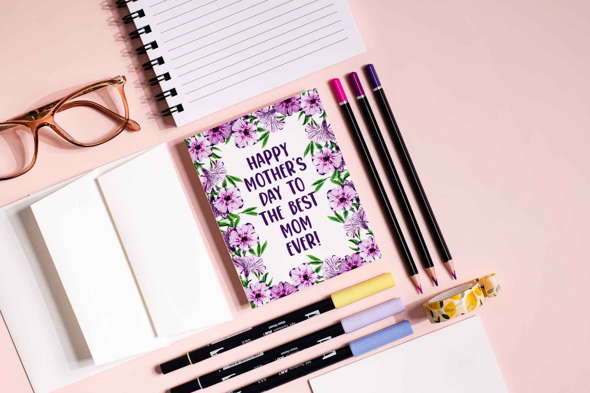 Happy Mother's Day To The Best Mom Ever! - Greeting Card