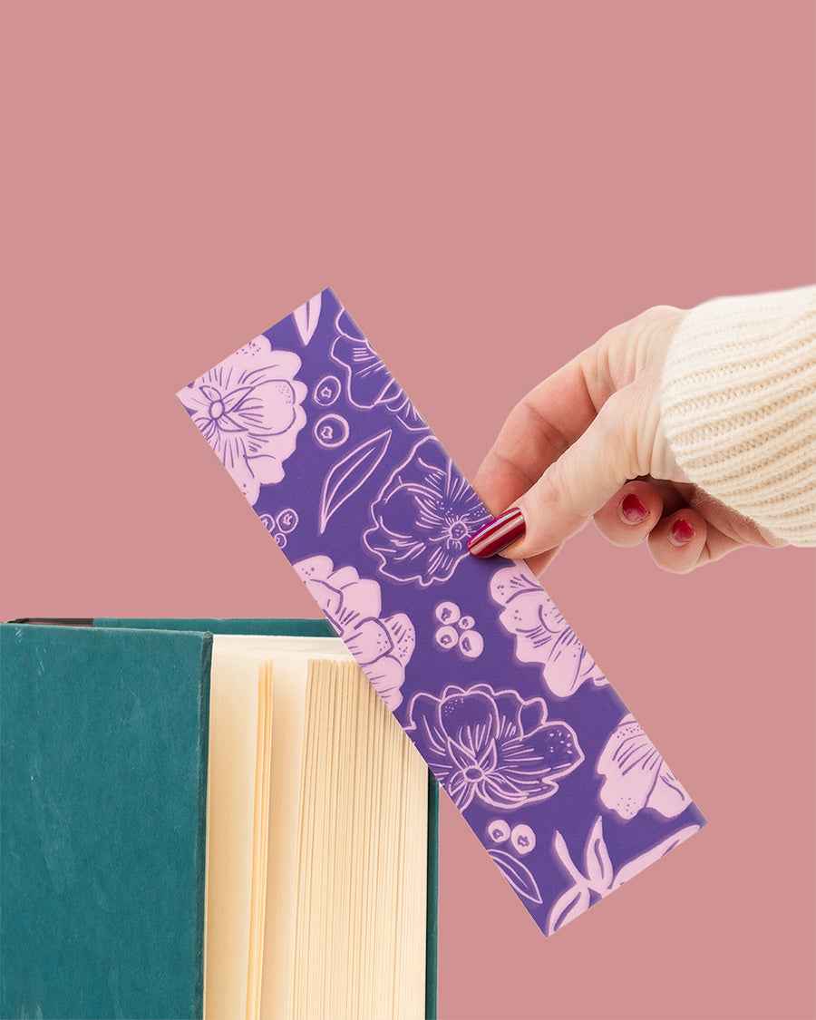Purple Fields Bookmark