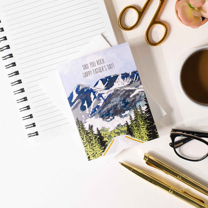 Dad You Rock . . . Happy Father's Day! - Greeting Card