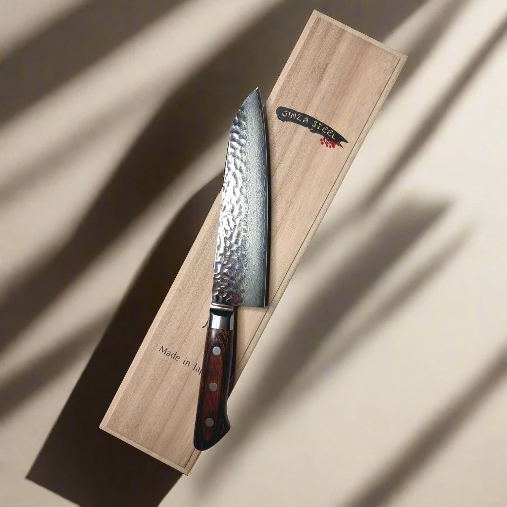 KASUMI 180- Damast VG10 Santoku Messer 180mm-MB