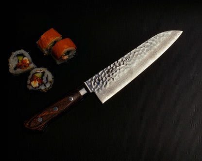 KASUMI 180- Damast VG10 Santoku Messer 180mm-MB