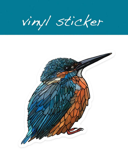 Vinyl Aufkleber - Eisvogel