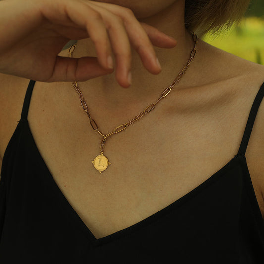 Gold Ornate Alphabet Letter Charms (A–Z) for Necklaces & Bracelets