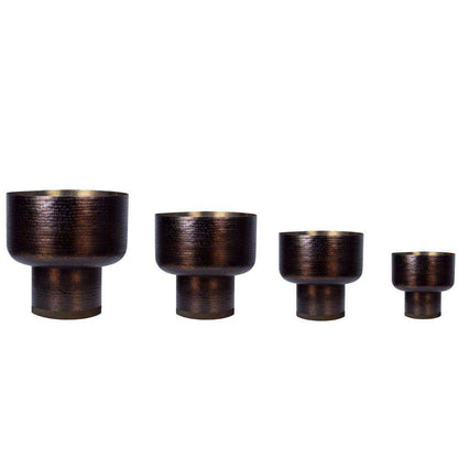 Lupe - Copper Mid-Century Mushroom Planter (Multiple Sizes)
