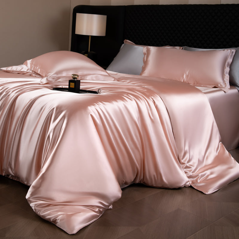 Lustre Luxe Elegantes Bettwäsche-Set - Peach