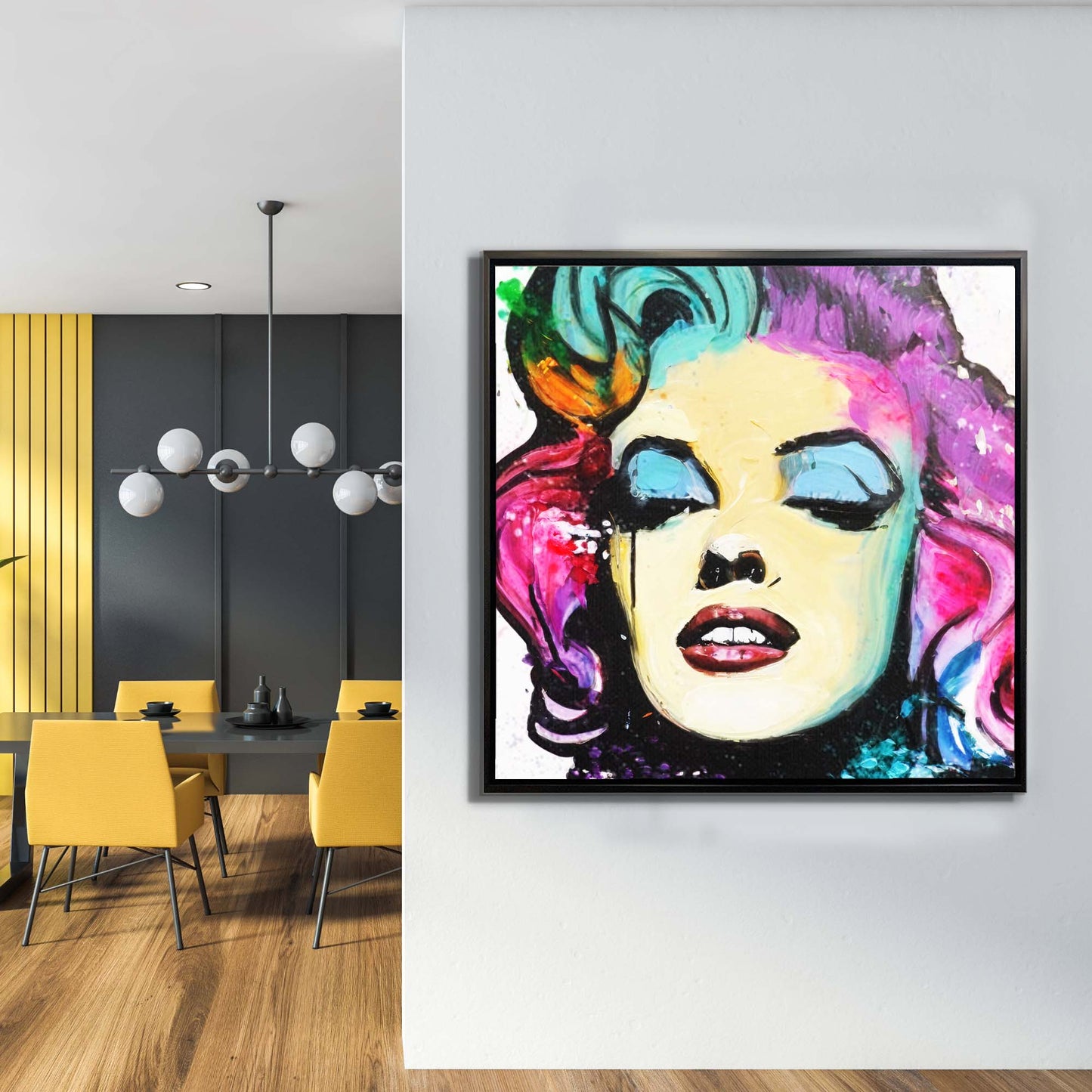 Wandbild – Marilyn in Urban Art