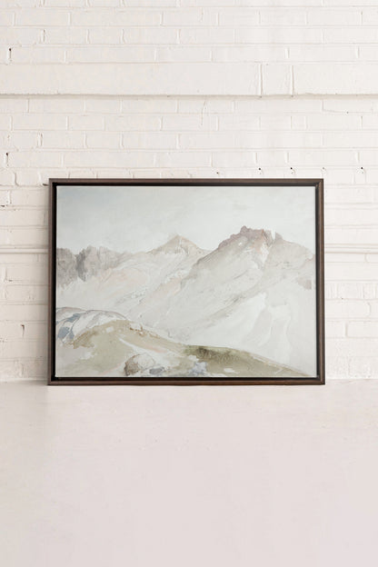 MOUNTAIN VIEW, Mischtechnik auf Leinwand