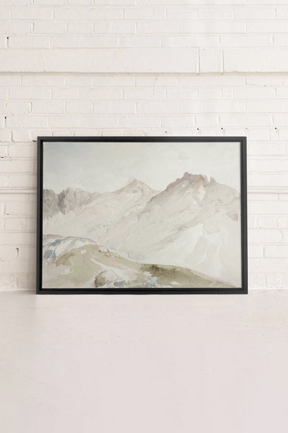MOUNTAIN VIEW, Mischtechnik auf Leinwand