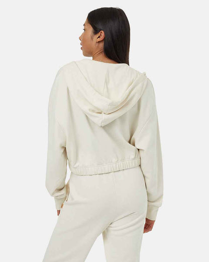 TreeTerry Oversized Cropped Zip Hoodie
